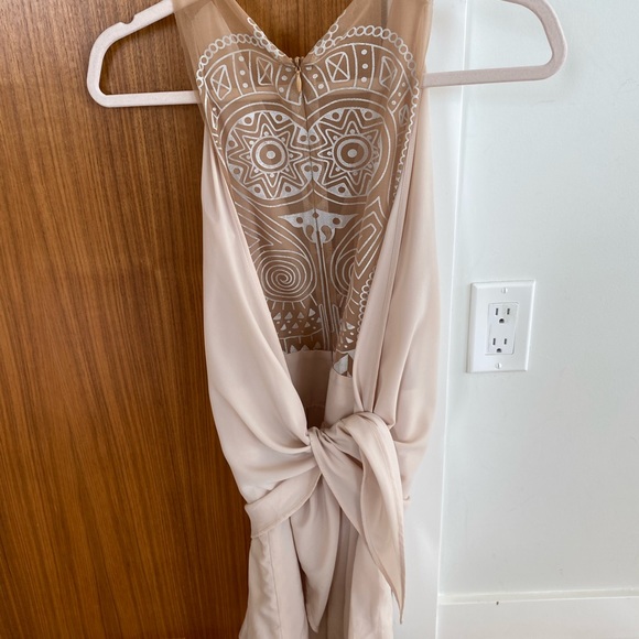 Vintage Boutique Cream Mini Skort Dress - Picture 7 of 11